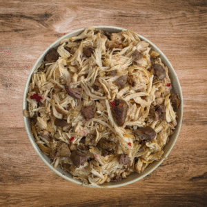 Shredded Chicken with Chicken Organs