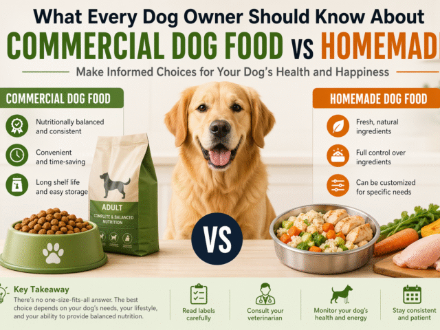 What Every Dog Owner Should Know about commercial dog food vs homemade